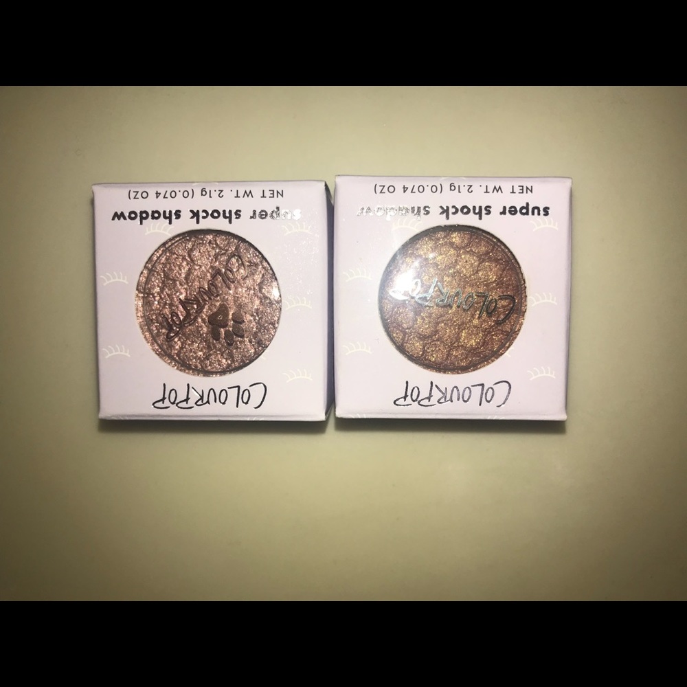 Colourpop eyeshadows bundle super shock shadow